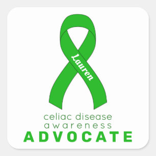 Sticker Carré blanc de l'avocat des maladies coeli