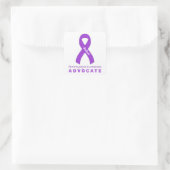 Sticker Carré blanc Fibromyalgia Advocate (Sac)