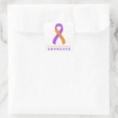 Sticker Carré blanc Psoriasis Advocate (Sac)