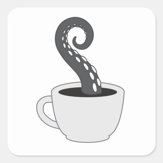 Sticker Carré BLC Logo Sticker, blanc (Devant)