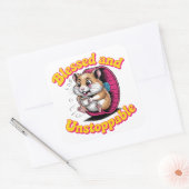 Sticker Carré Blessed And Unstoppable (Enveloppe)