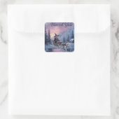 Sticker Carré BlessedYuleWitch (Sac)