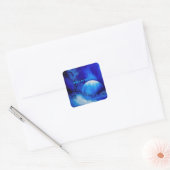 STICKER CARRÉ BLEU BLEU MOON (Enveloppe)