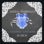 Sticker Carré Bleu Corset Blanche dentelle Chalboard Lingerie Do<br><div class="desc">Bleu Corset Blanc Lace Chalkboard Lingerie Douche Stickers. CORRESPONDRE ÉLÉMENTS com</div>