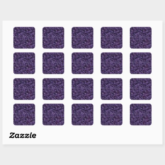 Sticker Carré Bleu Encrier Pavé Patchwork Motif Terrazzo (Feuille)