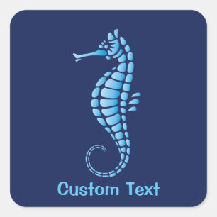 Sticker Carré Bleu marin