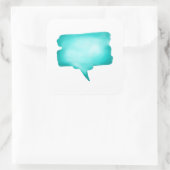 Sticker Carré Bleu pâle Aquarelle Voix Ballotte (Sac)