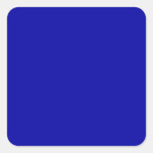 Sticker Carré Bleu terrestre (Devant)