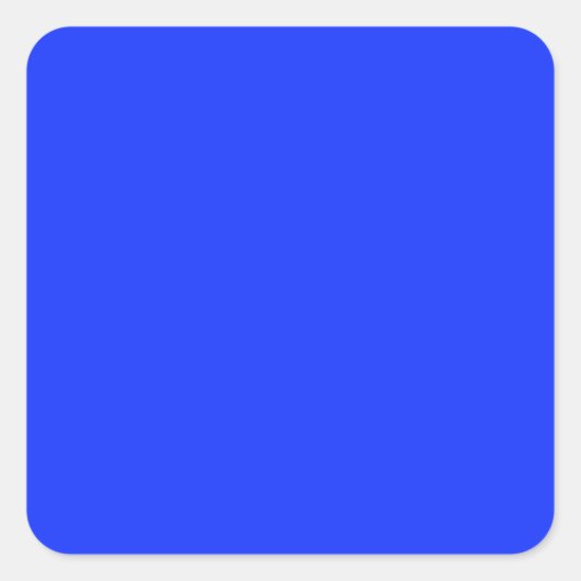 Sticker Carré bleu vif (Devant)