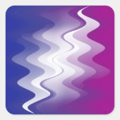 Sticker Carré Bleu violet blanc (Devant)