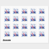Sticker Carré 💍 Bleuets et Lavande (Feuille)