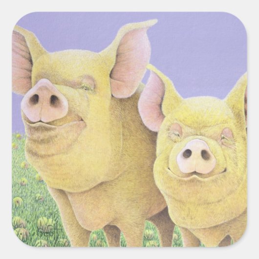 Sticker Carré Bliss (Devant)