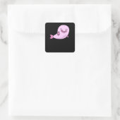Sticker Carré Blobfish Gift Girls Boys Underwater Blobfish (Sac)