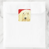 Sticker Carré Bloc couleur Komondor (Sac)