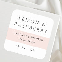 Bloc de couleur rose pâle moderne