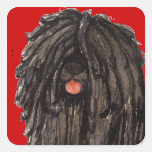 Sticker Carré Bloc de couleurs Puli (Devant)