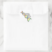 Sticker Carré Bloc de vie (Sac)