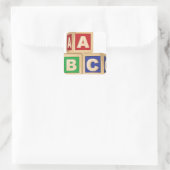 Sticker Carré Blocs ABC (Sac)