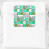 Sticker Carré Blocs de jouets petits - vert (Sac)