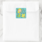 Sticker Carré Blond Mermaid (Sac)