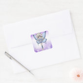 Sticker Carré Blond Princess (Enveloppe)