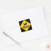 Sticker Carré Bloodhound Xing (Enveloppe)