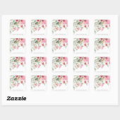 Sticker Carré Bloom minimal | Mariage de sage (Feuille)