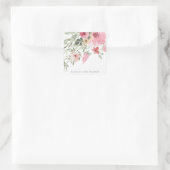 Sticker Carré Bloom minimal | Mariage de sage (Sac)