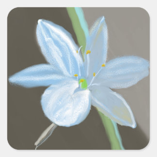 Sticker Carré Blossom Plante par répartition