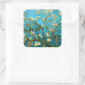 Sticker Carré Blossoming Almond Tree Van Gogh Fine Art (Sac)