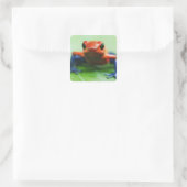 Sticker Carré Blue Jean Frog (Sac)