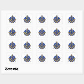 Sticker Carré Blue Lodge Mason (Feuille)