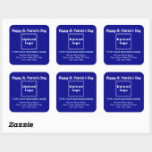 Sticker Carré Blue Saint Patrick (Feuille)