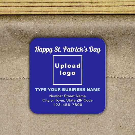Sticker Carré Blue Saint Patrick