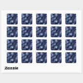 Sticker Carré Blue Sparkle (Feuille)