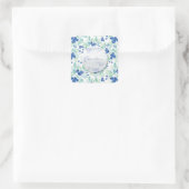 Sticker Carré Blueberry Midsummer Rustic Berry Merci Mariage (Sac)