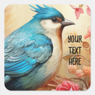 Sticker Carré BlueBird 1a