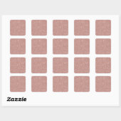 Sticker Carré Blush Pink Speckled Pattern Party (Feuille)