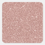 Sticker Carré Blush Pink Speckled Pattern Party (Devant)