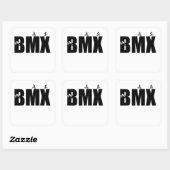 Sticker Carré Bmx (Feuille)