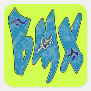 STICKER CARRÉ BMX