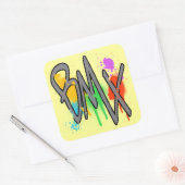 STICKER CARRÉ BMX (Enveloppe)