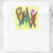 STICKER CARRÉ BMX (Sac)