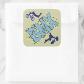 STICKER CARRÉ BMX (Sac)