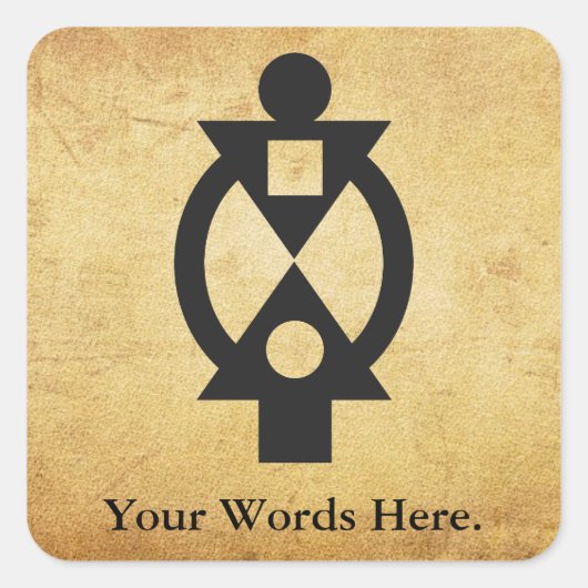 Sticker Carré BOA ME NA ME MMO | Coopération (Devant)