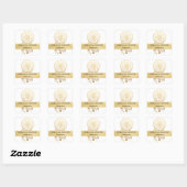 Sticker Carré Boho Dream Catcher Faux Gold Foil Classique modern (Feuille)