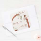 Sticker Carré Boho Floral Arch (Enveloppe)