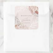 Sticker Carré Boho mariage (Sac)