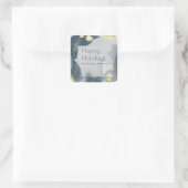 Sticker Carré Boho Moderne Aquarelle branches abstraites (Sac)