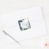 Sticker Carré Boho Moderne Aquarelle branches abstraites (Enveloppe)